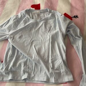 CALIA by Carrie Underwood Light Blue Long Sleeve Top